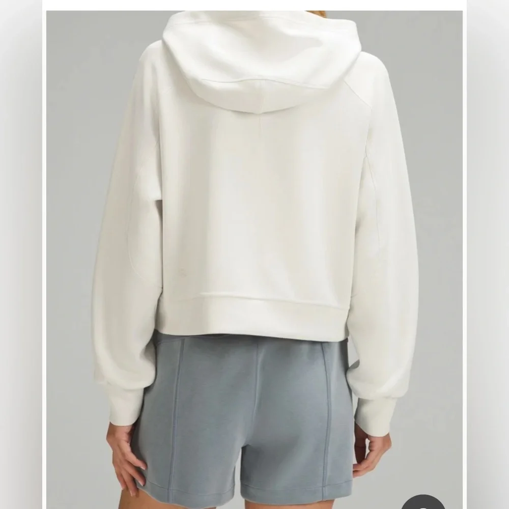 LULULEMON Softstreme Hoodie SQUARE DOT SIZE 2 women’s bone white - Picture 2 of 8